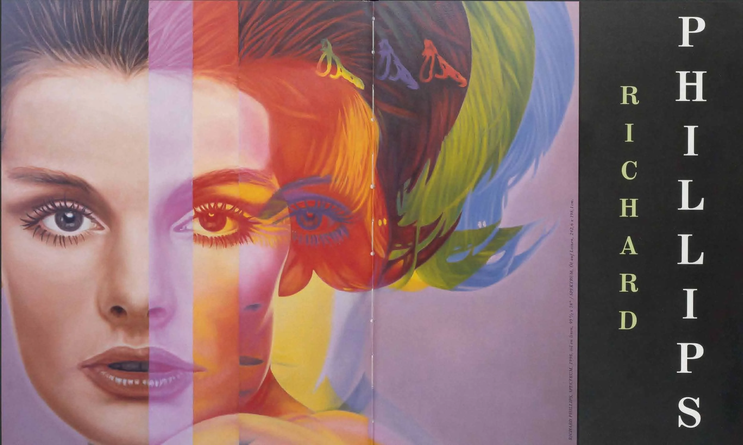 【送料込み】キャンバスアート Richard Phillips Spectrum Richard Phillips 'Spectrum 1998'. Custom Framed fine-Art on Canvas